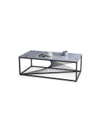 COFFEE TABLE INFINITY 2, GRAY MARBLE / BLACK order