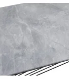 COFFEE TABLE INFINITY 2, GRAY MARBLE / BLACK order