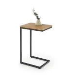 NISA SIDE TABLE, BLACK FRAME, TABLE TOP - GOLDEN OAK order