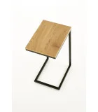 NISA SIDE TABLE, BLACK FRAME, TABLE TOP - GOLDEN OAK order