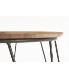 COFFEE TABLE NUBIRA, FRAME - BLACK, TOP - NUT order