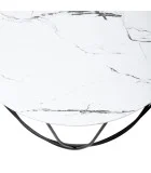 COFFEE TABLE NUBIRA, FRAME - BLACK, TOP - WHITE MARBLE order