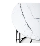 COFFEE TABLE NUBIRA S, FRAME - BLACK, TOP - WHITE MARBLE order