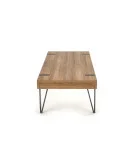 TULUZA COFFEE TABLE, HONEY WALNUT / BLACK order