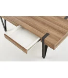 TULUZA COFFEE TABLE, HONEY WALNUT / BLACK order