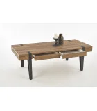 TULUZA COFFEE TABLE, HONEY WALNUT / BLACK order