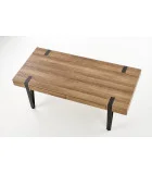 TULUZA COFFEE TABLE, HONEY WALNUT / BLACK order