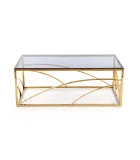 UNIVERSE COFFEE TABLE, FRAME - GOLD, GLASS - SMOKE order