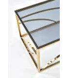 UNIVERSE COFFEE TABLE, FRAME - GOLD, GLASS - SMOKE order