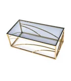 UNIVERSE COFFEE TABLE, FRAME - GOLD, GLASS - SMOKE order