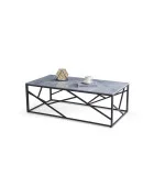 COFFEE TABLE UNIVERSE 2, GRAY MARBLE / BLACK order