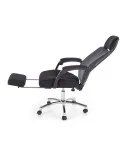 FREEMAN OFFICE CHAIR WITH FOOTREST, BLACK / GRAY order