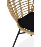 CHAIR K 472, NATURAL / BLACK order