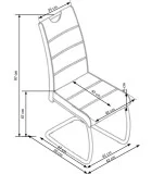 CHAIR K 211, BLACK order