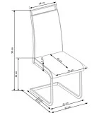 CHAIR K 250, WHITE order