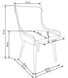 CHAIR K 333, LIGHT GRAY / DARK GRAY order