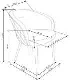 СТІЛЕЦЬ K 430, ТЕМНО-СИНІЙ замовити