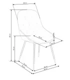 CHAIR K 437, GREY order