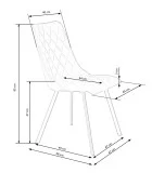 CHAIR K 450, GRAY order