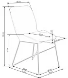 СТУЛ K 454, ТЕМНО-ЗЕЛЕНЫЙ заказать