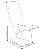 СТУЛ K 485, ТЕМНО-ЗЕЛЕНЫЙ заказать