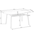 SLIDING TABLE JOSEPH, WHITE order