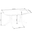 SLIDING TABLE JOSEPH, WHITE order