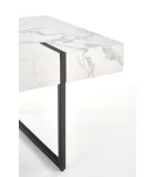 COFFEE TABLE BLANCA, TOP - WHITE MARMUR, FRAME - BLACK order