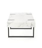 COFFEE TABLE BLANCA, TOP - WHITE MARMUR, FRAME - BLACK order