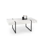 COFFEE TABLE BLANCA, TOP - WHITE MARMUR, FRAME - BLACK order