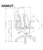 HAMLET CHAIR, BLACK / GRAY order