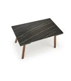 FOLDING TABLE LOZANO, BLACK MARMUR / WALNUT order