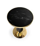 ROUND TABLE MOLINA, BLACK MARMUR / BLACK / GOLD order