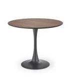 ROUND TABLE OLMO, WALNUT / BLACK order