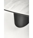 SLIDING TABLE OSMAN, WHITE MARMUR / BLACK order