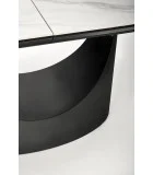 SLIDING TABLE OSMAN, WHITE MARMUR / BLACK order