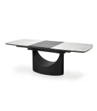 SLIDING TABLE OSMAN, WHITE MARMUR / BLACK order