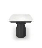 SLIDING TABLE OSMAN, WHITE MARMUR / BLACK order