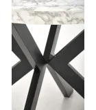 SLIDING TABLE PERONI, WHITE MARBLE - BLACK order