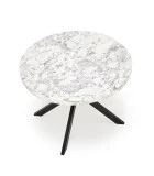 SLIDING TABLE PERONI, WHITE MARBLE - BLACK order