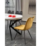 SLIDING TABLE PERONI, WHITE MARBLE - BLACK order