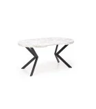 SLIDING TABLE PERONI, WHITE MARBLE - BLACK order