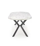 SLIDING TABLE PERONI, WHITE MARBLE - BLACK order