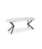 SLIDING TABLE PERONI, WHITE MARBLE - BLACK order