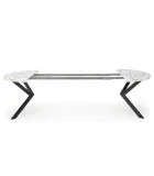 SLIDING TABLE PERONI, WHITE MARBLE - BLACK order