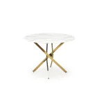 ROUND TABLE RAYMOND 2, TOP - WHITE MARBLE, LEGS - GOLD order