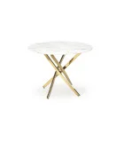 ROUND TABLE RAYMOND 2, TOP - WHITE MARBLE, LEGS - GOLD order