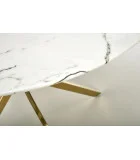 ROUND TABLE RAYMOND 2, TOP - WHITE MARBLE, LEGS - GOLD order