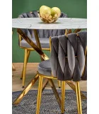 ROUND TABLE RAYMOND 2, TOP - WHITE MARBLE, LEGS - GOLD order