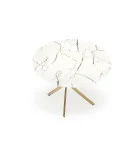 ROUND TABLE RAYMOND 2, TOP - WHITE MARBLE, LEGS - GOLD order